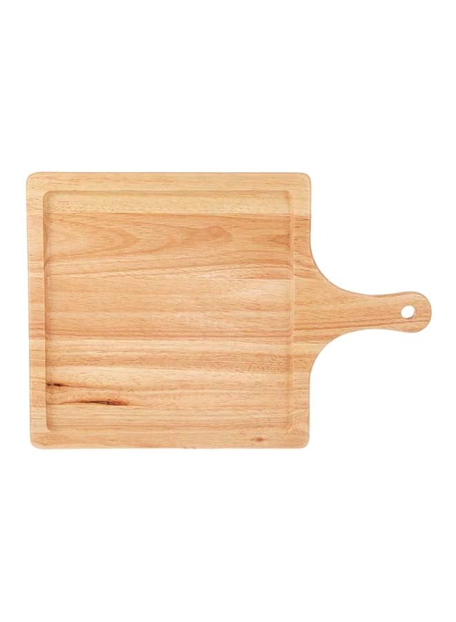 Liying Square Serving Tray Beige 40x28x2.5centimeter  - Image 1