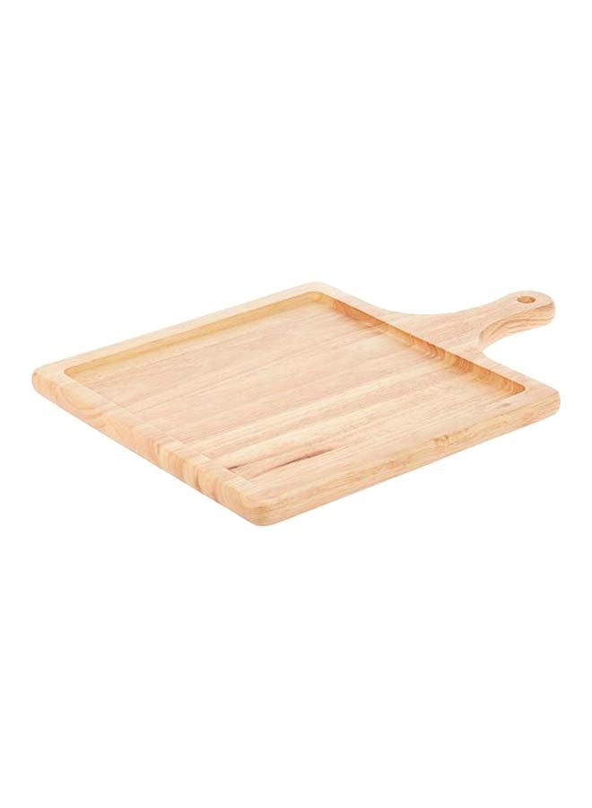 Liying Square Serving Tray Beige 40x28x2.5centimeter  - Image 2