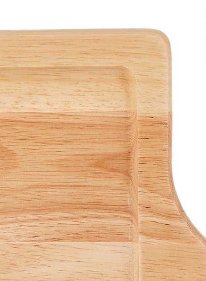 Liying Square Serving Tray Beige 40x28x2.5centimeter  - Image 3