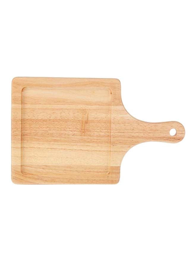 Liying Bamboo Wood Square Plate Brown 2.5x24x36centimeter - Image 1