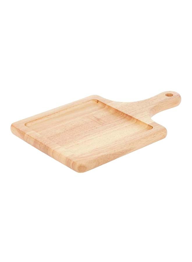 Liying Bamboo Wood Square Plate Brown 2.5x24x36centimeter - Image 2