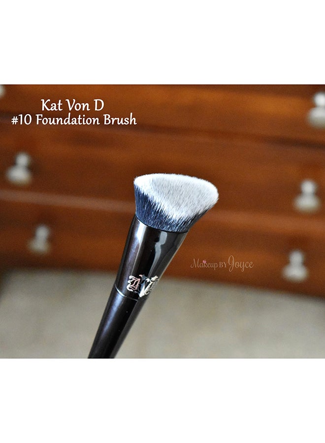 Kat Von D Lock-It Edge Foundation Brush Black - Image 2