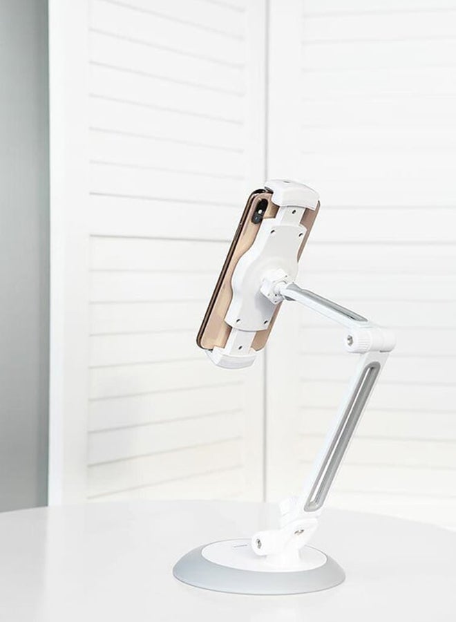 Rock Universal Adjustable Stand for Smartphones/Tablets White  - Image 2