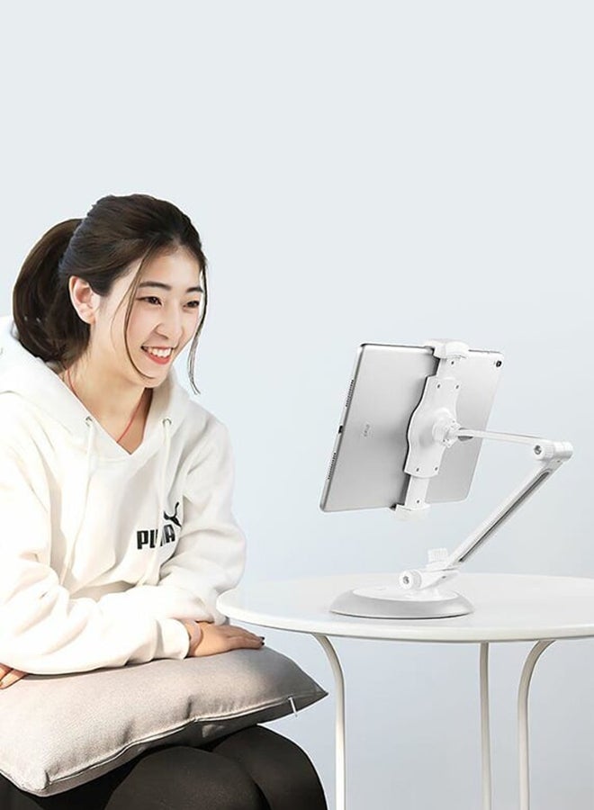 Rock Universal Adjustable Stand for Smartphones/Tablets White  - Image 3