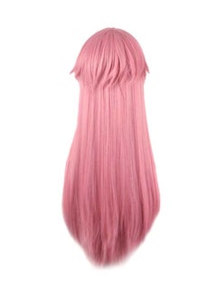 Cosplay Wavy Hair Gradient Mix Color Natural-Looking  Wig Pink 80centimeter - v1545301367/N19917161A_2