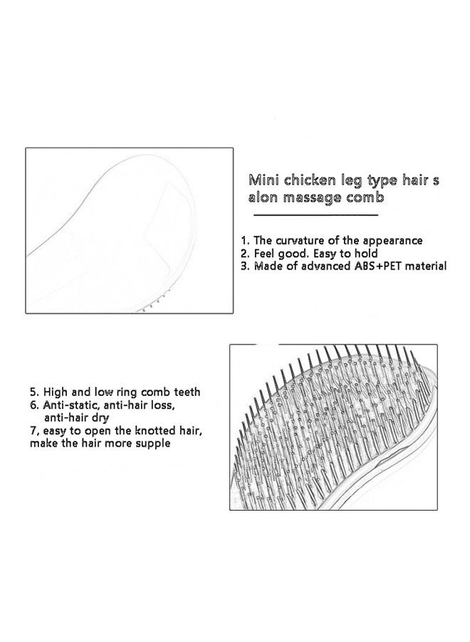 Umiwin - Hairdressing Style Comb Black - Image 1