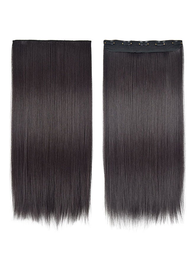 Umiwin One Piece Elegant Lace Human Hair Straight Wig 60cm - Image 1