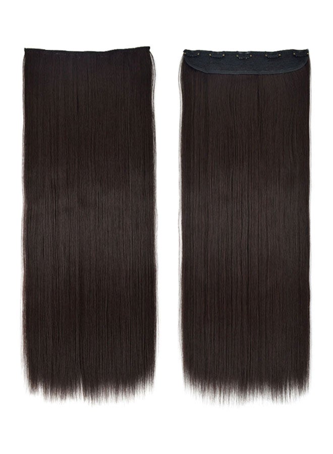Umiwin One Piece Elegant Lace Straight Hair Wig Black 70cm 