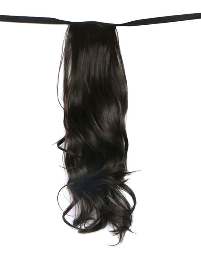Umiwin - Wavy Hair Natural-looking Lace Wig Black 50centimeter - Image 1