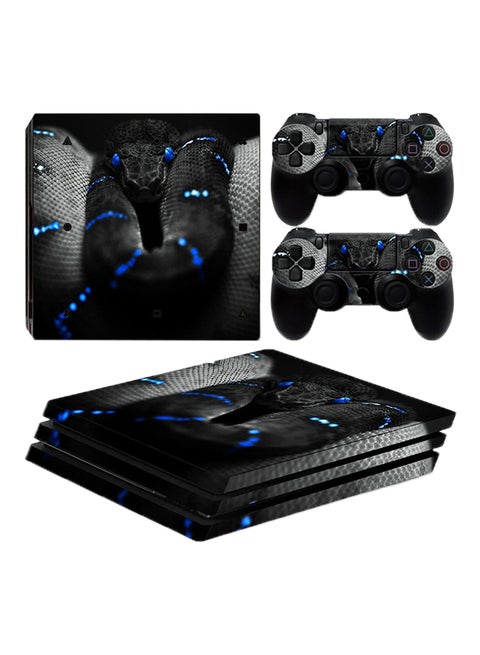 Snake Print Skin For PlayStation 4 Pro Console And Controller
