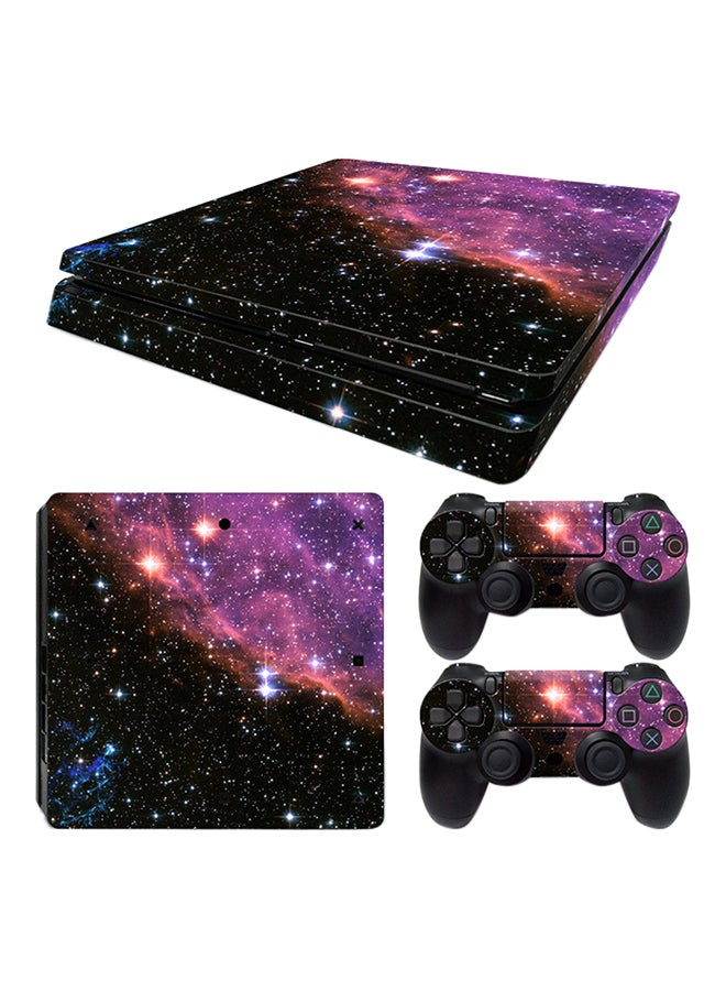 Galaxy Print Skin For PlayStation 4 Slim Console And Controller - v1545301963/N19926810A_1