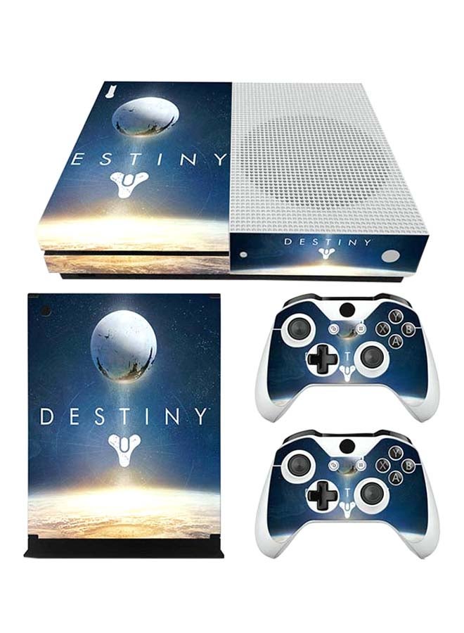 داتا فروج - غلاف لاصق بنقشة مستوحاة من لعبة "Destiny" لجهاز ألعاب إكس بوكس ون إس وذراعي التحكم - Image 1