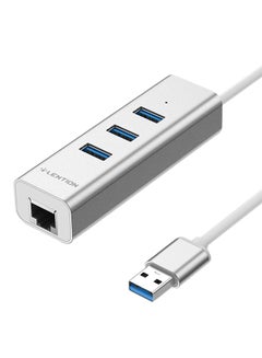 Lention Type-C USB Hub For Laptops Silver  - Image 1