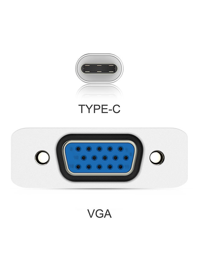 Lention Type-C USB Hub For Laptops Silver  - Image 2