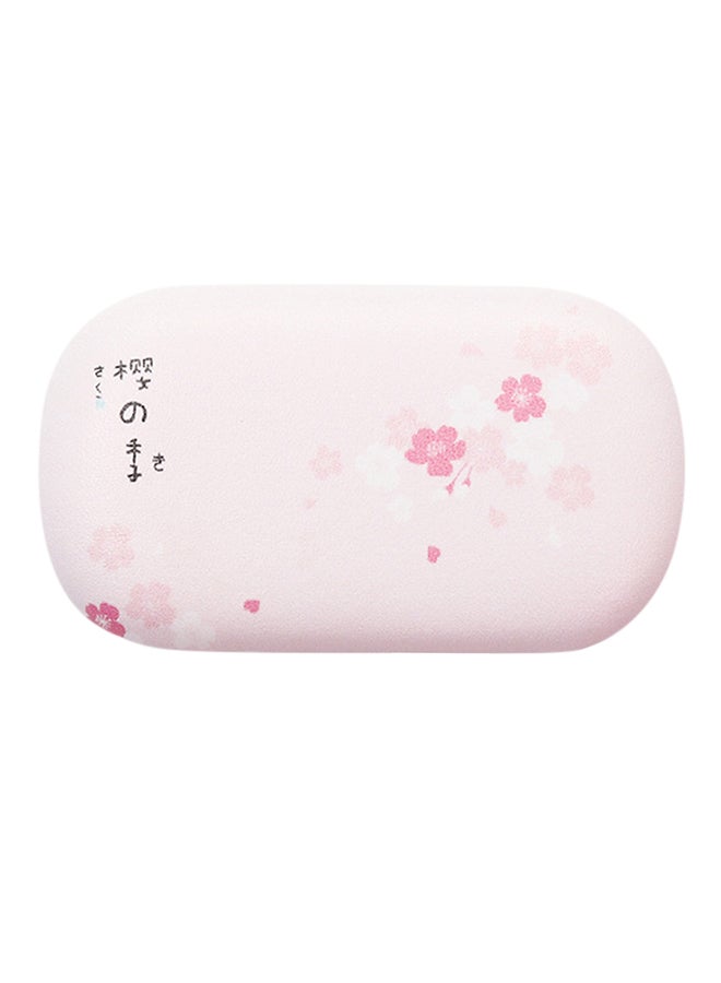 unisex Flower Print Eyeglass Case