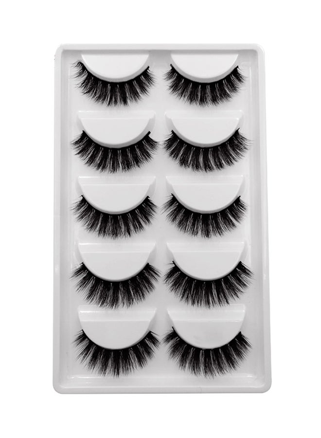 SHIDISHANGPIN - 5-Pair 3D False Eyelashes G600 - Image 1