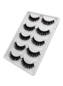 SHIDISHANGPIN 5-Pair 3D False Eyelashes G600  - Image 2