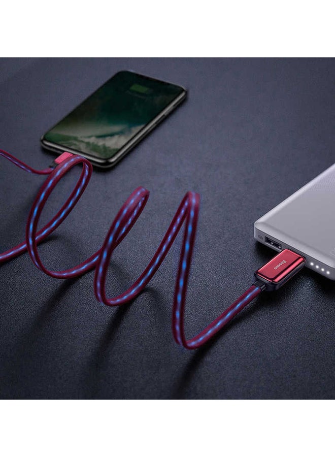 بيسوس كابل جلوينج للشحن ومزامنة البيانات فضي / أسود / أحمر - Image 4