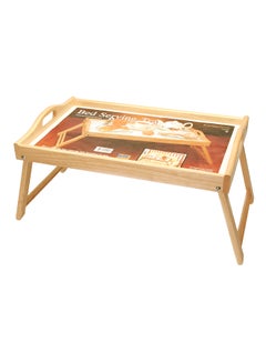BILLI Wooden Bed Tray Beige 56.5x35.5x8centimeter  - Image 1