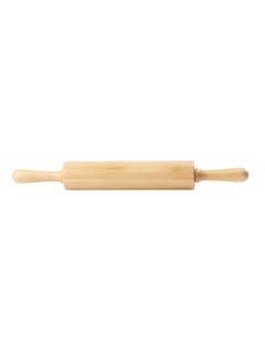 BILLI Wooden Rolling Pin Beige 12x2.2inch  - Image 1