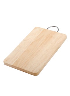 BILLI Wooden Cutting Board With Handle Beige 20x30x2cm  - Image 1