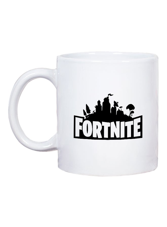 LOUD UNIVERSE Fortnite Logo Printed Coffee Mug White/Black  - Image 2
