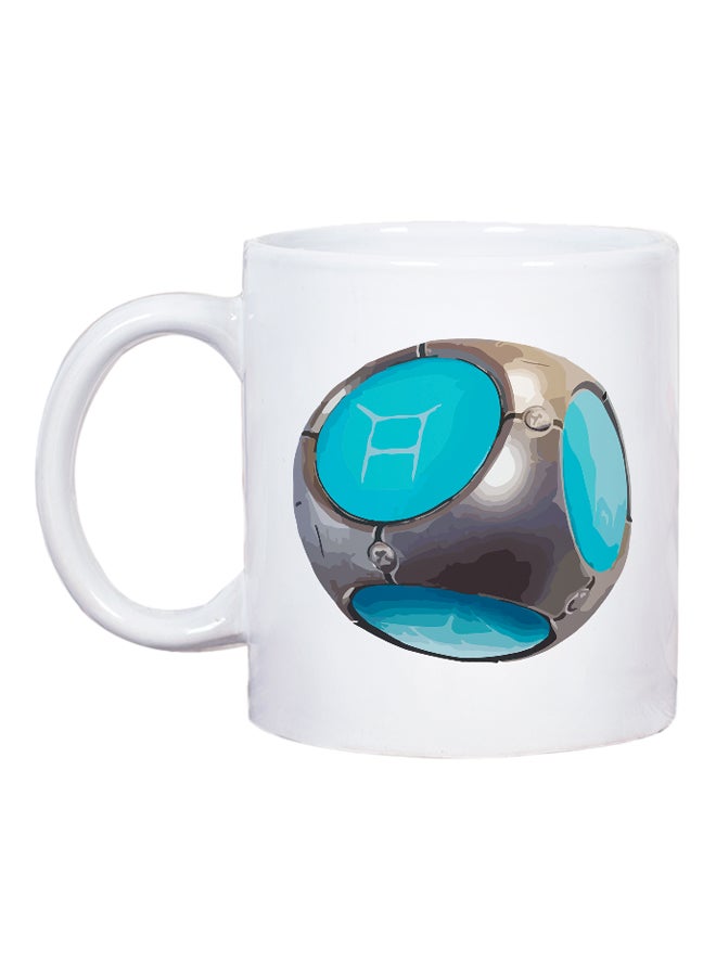 LOUD UNIVERSE Fortnite The Ring Printed Coffee Mug White/Grey/Blue - Image 2