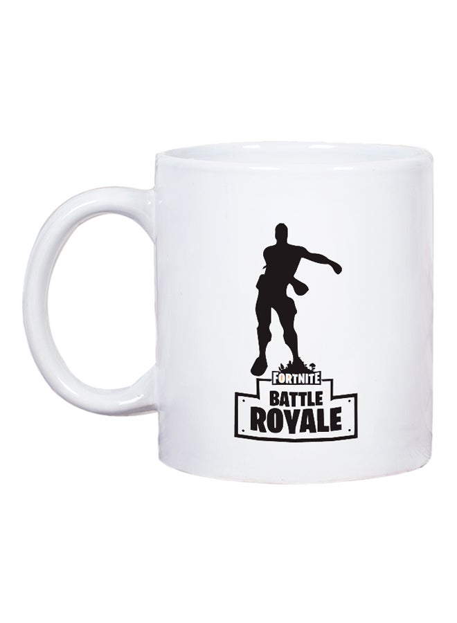 LOUD UNIVERSE Fortnite Battle Royale Dance Challenge Printed Coffee Mug White/Black  - Image 2