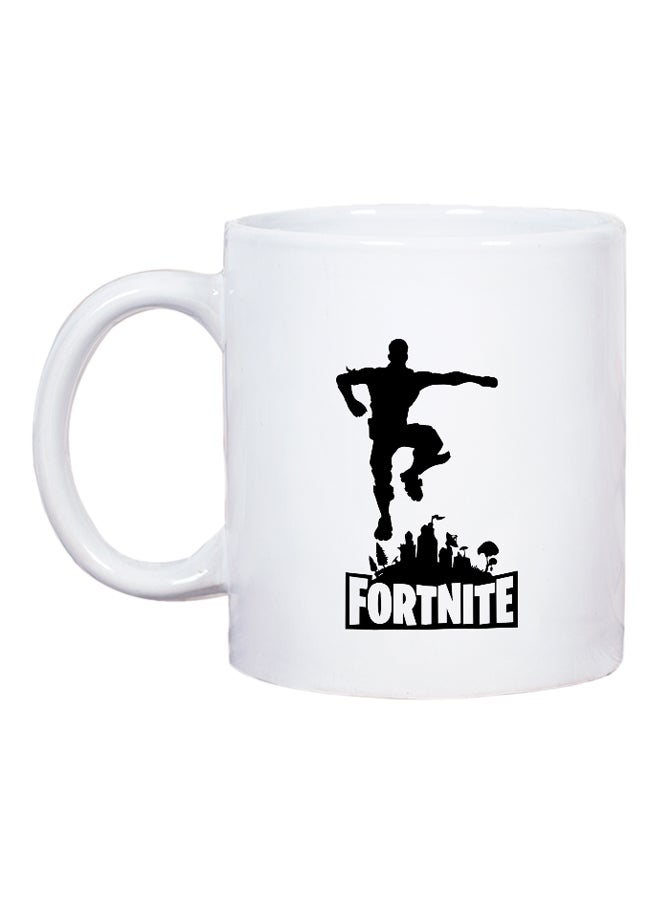 LOUD UNIVERSE Fortnite Dance Printed Coffee Mug White/Black  - Image 2