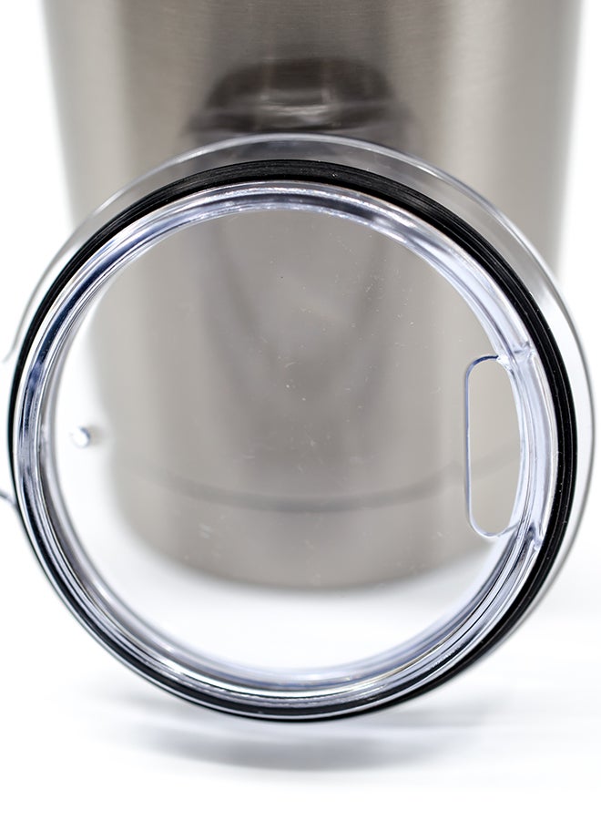 LOUD UNIVERSE Fortnite Straight Outta Tilted Towers Printed Tumbler With Lid Silver/Black/White  - Image 3