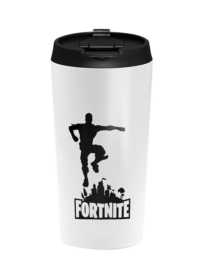 LOUD UNIVERSE Fortnite: Dance Printed Tumbler With Lid White/Black  - Image 1