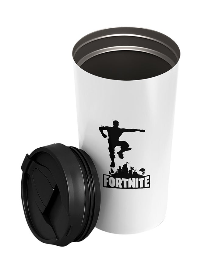 LOUD UNIVERSE Fortnite: Dance Printed Tumbler With Lid White/Black  - Image 2