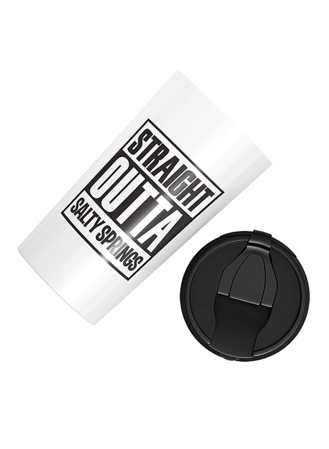 LOUD UNIVERSE Fortnite: Straight Outta Salty Springs Printed Tumbler With Lid White/Black  - Image 3