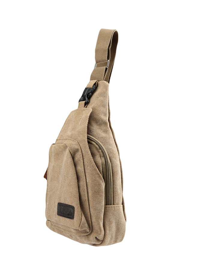 Canvas Military Bag Khaki - Image 1