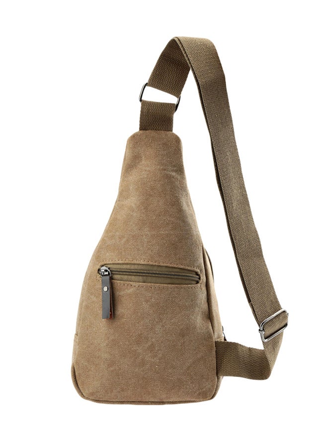 Canvas Military Bag Khaki - Image 2