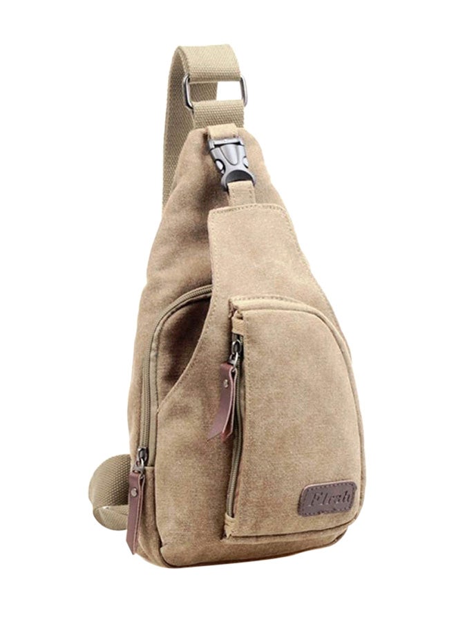 Canvas Military Bag Khaki - Image 3