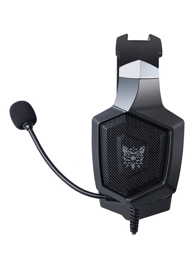 onikuma LED Over-Ear Wired Gaming Headset With Mic for PlayStation 4/Xbox/PC  - Image 2