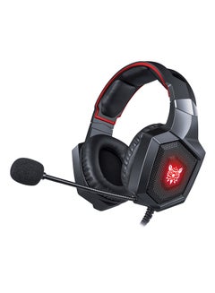 أونيكوما سماعة رأس سلكية للألعاب مزودة بإضاءة LED مع ميكروفون لأجهزة PlayStation 4/Xbox/الكمبيوتر الشخصي  - Image 1