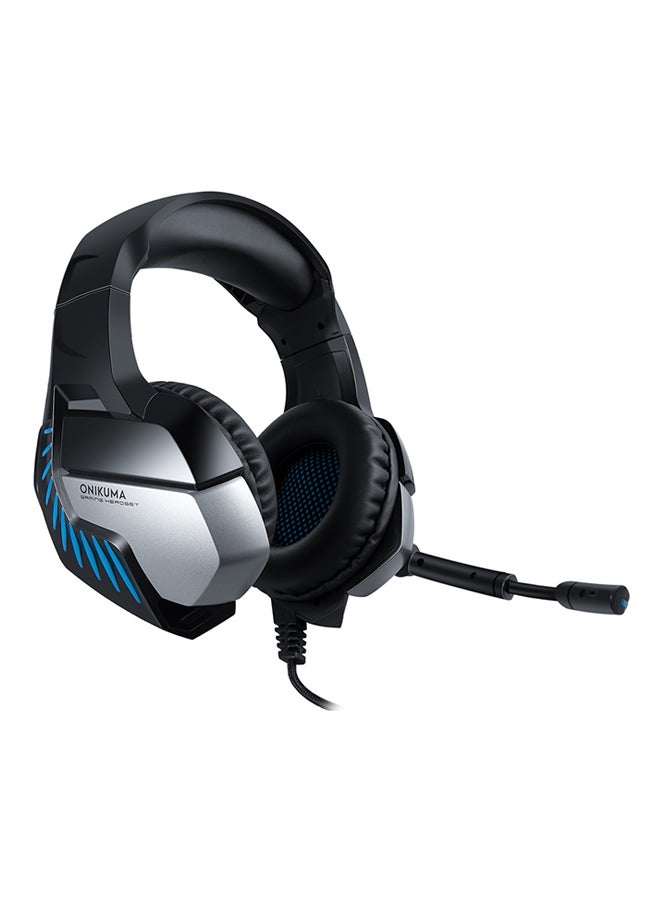 onikuma LED Over-Ear Wired Gaming Headset With Mic for PlayStation 4/Xbox/PC  - Image 2