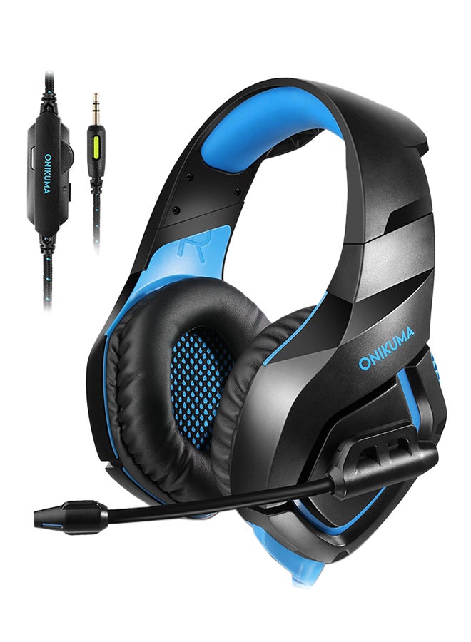 أونيكوما سماعة رأس للألعاب توضع على الأذن ومزوَّدة بميكروفون لأجهزة بلايستيشن 4/الإكس بوكس/أجهزة الكمبيوتر - Image 3