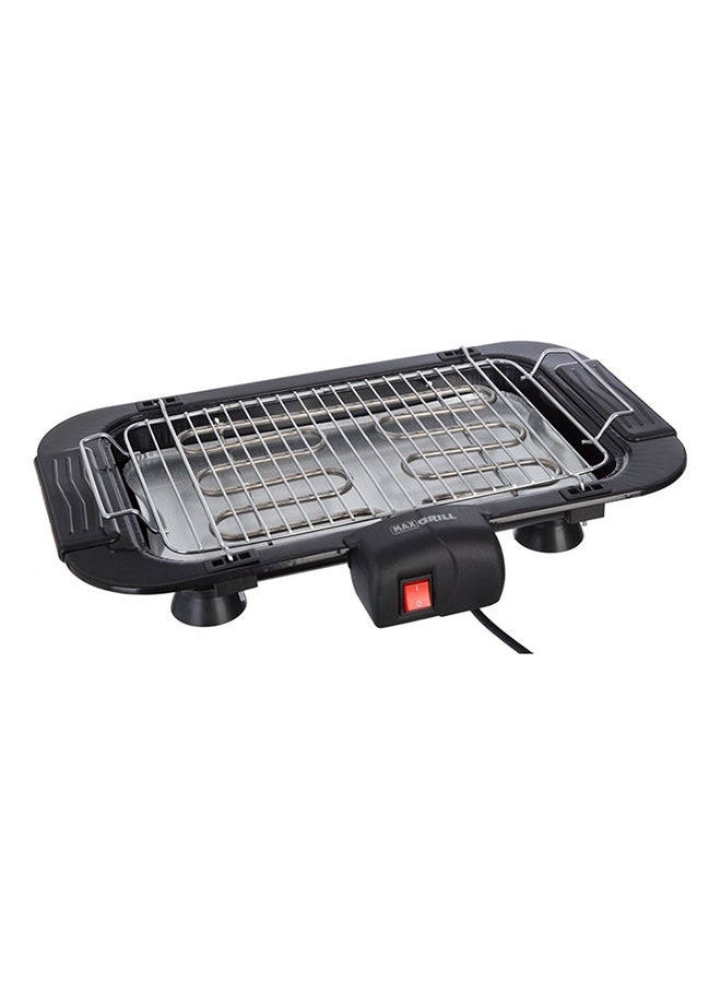 Max Grill Steel Electric Grill 2000W MAR-200 Black/Silver  - Image 2