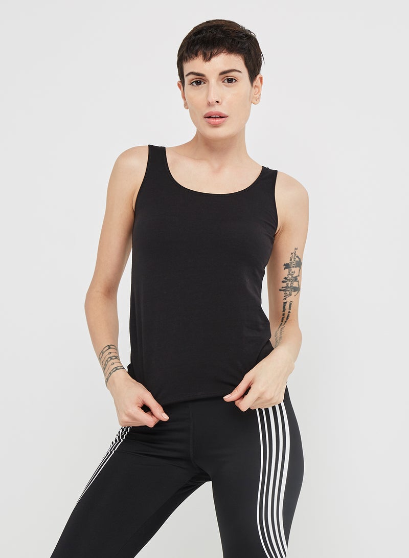 JOCKEY - Casual Tank Top Black - Image 1