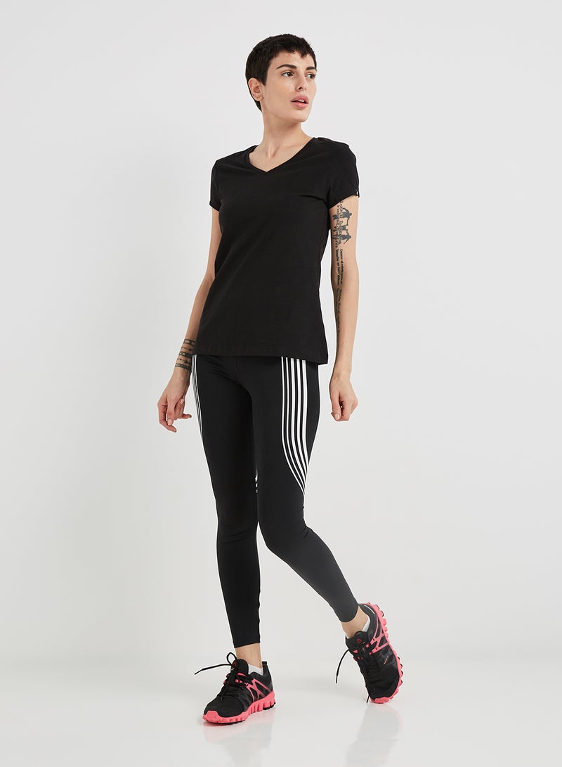JOCKEY - Casual V-Neck Tee Black - Image 1