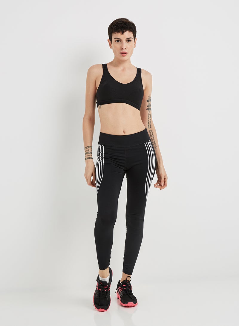 JOCKEY - Racer Back Padded Active Bra Black - Image 1