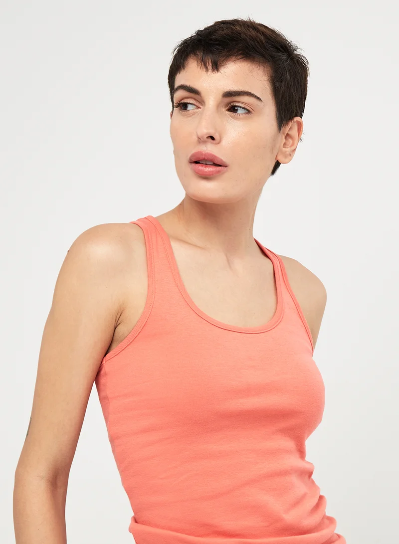 JOCKEY Racerback Tank Top Blush Pink