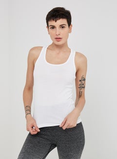 JOCKEY Racerback Tank Top White  - Image 4