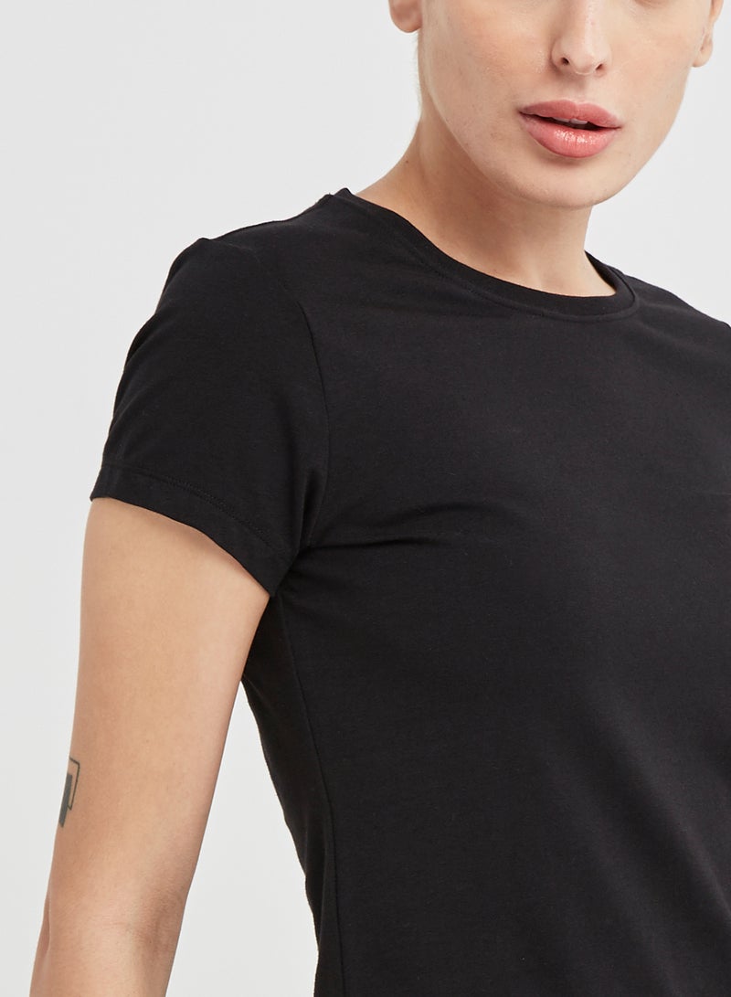 JOCKEY - Casual V-Neck Tee Black - Image 1