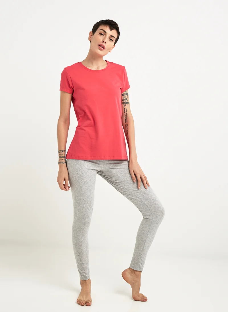 JOCKEY Casual T-Shirt Ruby