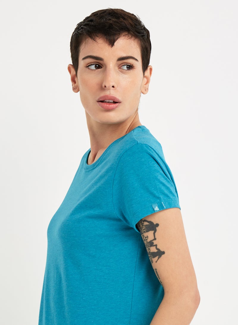 JOCKEY - Casual T-Shirt Blue Tint Melange - Image 1