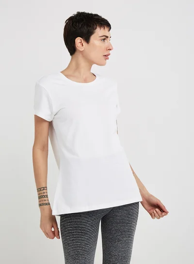 JOCKEY Crew Neck Short Sleeves T-Shirt White